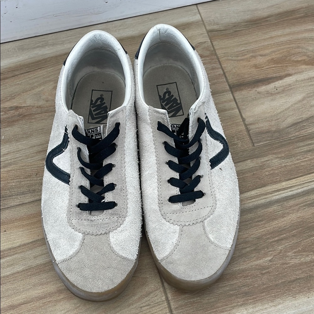 Vans White and Black Sneakers